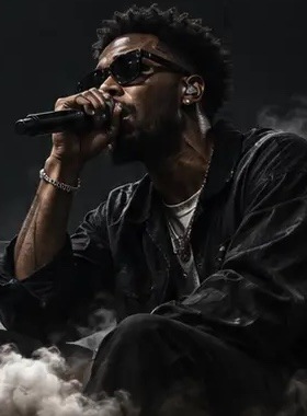 The headline artist performing